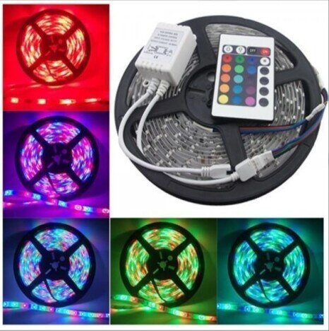 Banda led rgb 5m promo 5 bucati